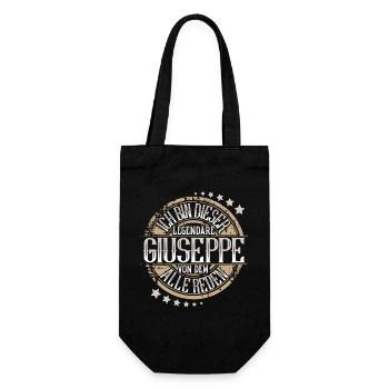 Giuseppe - Geschenkbeutel für Flaschen - Schwarz - Vorne