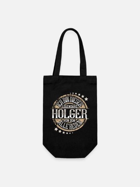 Holger - Geschenkbeutel für Flaschen - Schwarz