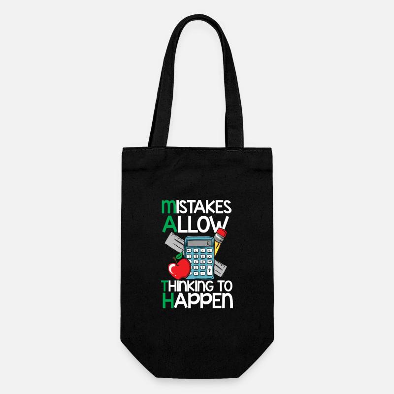 mathematics - Gift Bag for Bottles - black