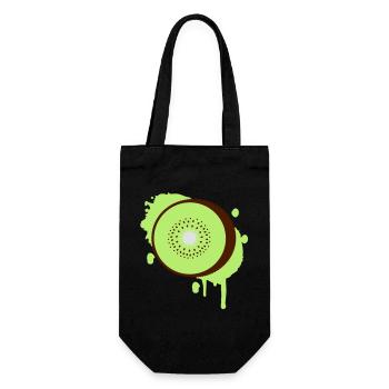 Kiwi graffiti - Gift Bag for Bottles - black - Front