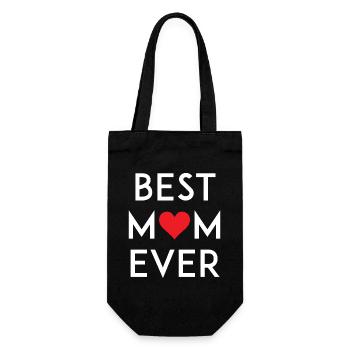 Best Mom Ever - Sac à bouteille - noir - Devant