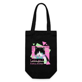 Lets go kitty, kitty - Gift Bag for Bottles - black - Front