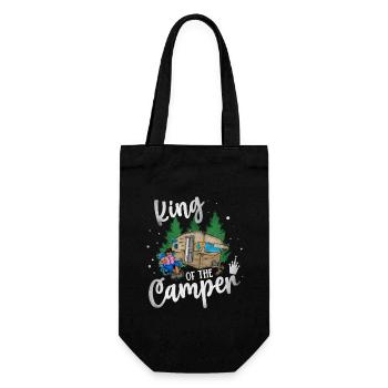 King Of The Camper - Gift Bag for Bottles - black - Front