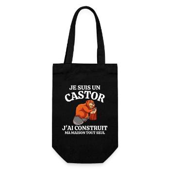 bricolage, bricoleur, bricoler, fan de bricolage - Sac à bouteille - noir - Devant