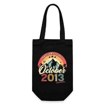 Cadeau D'anniversaire En Octobre 2013 Vintage - Sac à bouteille - noir - Devant