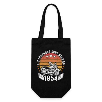 Les Légendes Sont Nées En 1954 - Sac à bouteille - noir - Devant