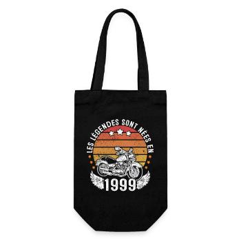 Les Légendes Sont Nées En 1999 - Sac à bouteille - noir - Devant
