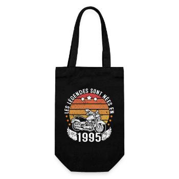 Les Légendes Sont Nées En 1995 - Sac à bouteille - noir - Devant