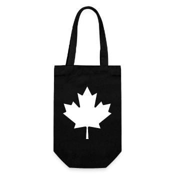 Montrez vos couleurs – Canada (foncé) - Sac à bouteille - noir - Devant