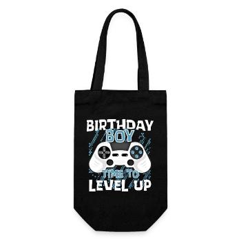Birthday Boy est temps de monter de niveau - Sac à bouteille - noir - Devant