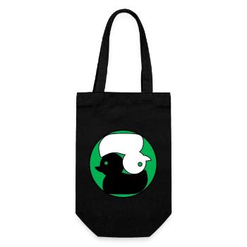 Green Duck Japan Zen - Gift Bag for Bottles - black - Front