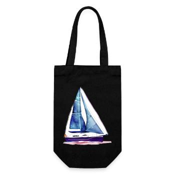 Voile Sailor Sailing Ship Voilier Voilier - Sac à bouteille - noir - Devant