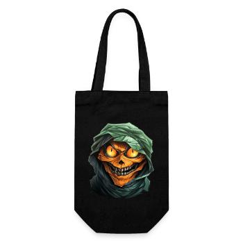 Halloween Spooky Cartoon Mummy - Sac à bouteille - noir - Devant