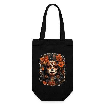 Jour des morts I Crâne de sucre I Dia De Los Muertos - Sac à bouteille - noir - Devant