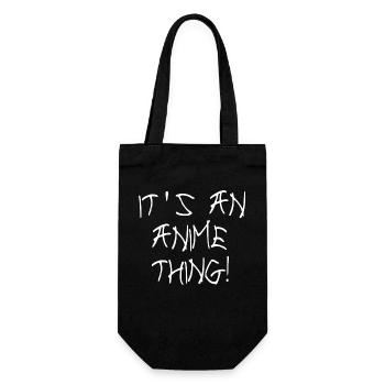anime - Sac à bouteille - noir - Devant