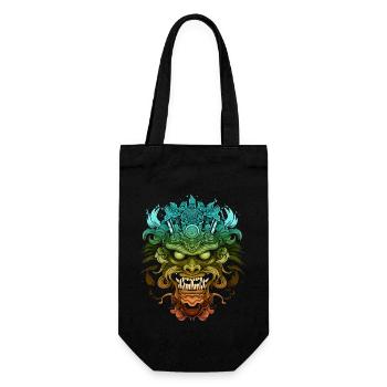 Fantasy Dragon Anime Dragon Head Reptile mythique - Sac à bouteille - noir - Devant