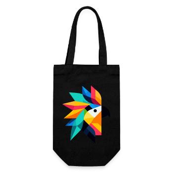 Oiseau - Sac à bouteille - noir - Devant