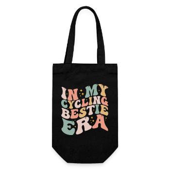 In My Cycling Bestie Era Retro Game Day | Cycling - Sac à bouteille - noir - Devant