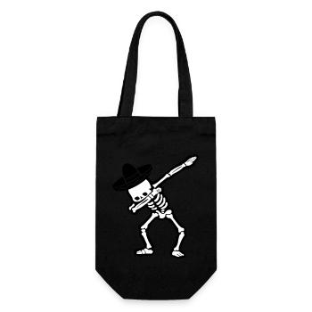 Tamponnage du crâne Mexicains - Sac à bouteille - noir - Devant
