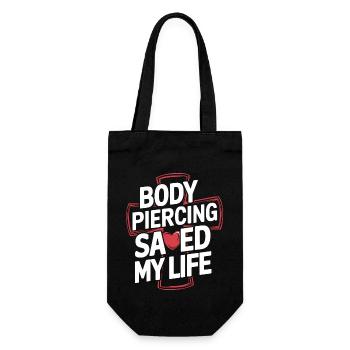 Profound Faith with Style - Gift Bag for Bottles - black - Front