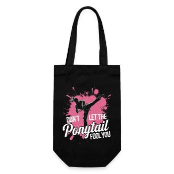 Karate with Determination - Gift Bag for Bottles - black - Front