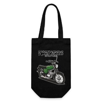 S51 (vert billard) // Illustration - Sac à bouteille - noir - Devant