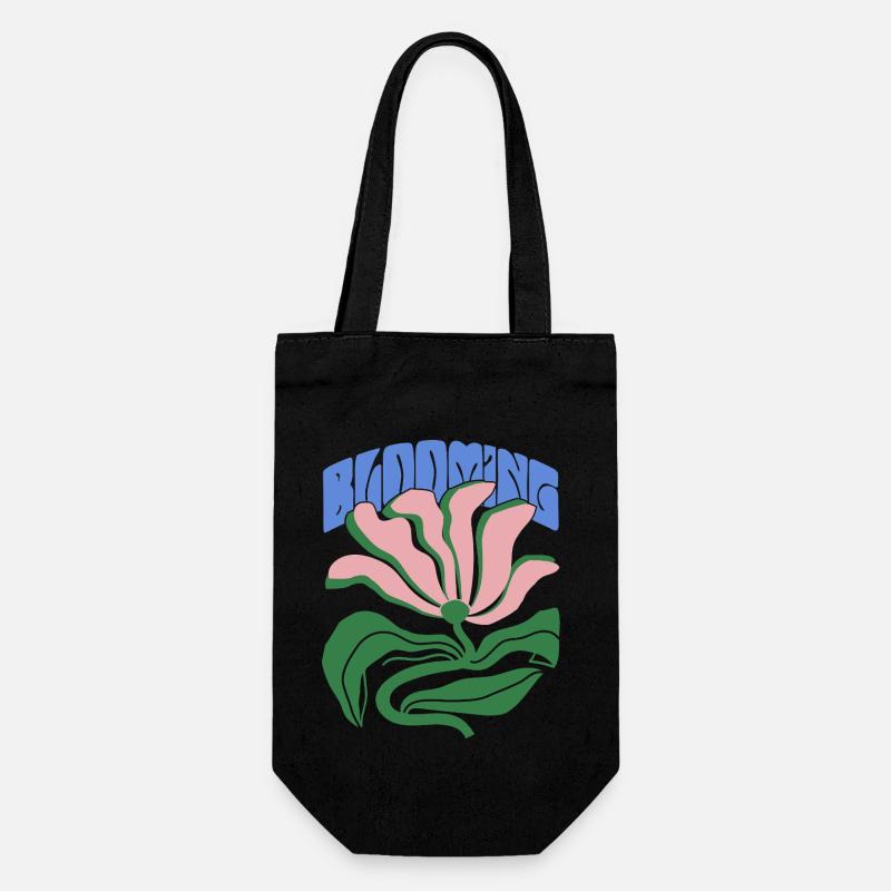 Amidon en fleurs - Sac à bouteille - noir
