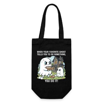 Mon fantôme préféré - Sac à bouteille - noir - Devant
