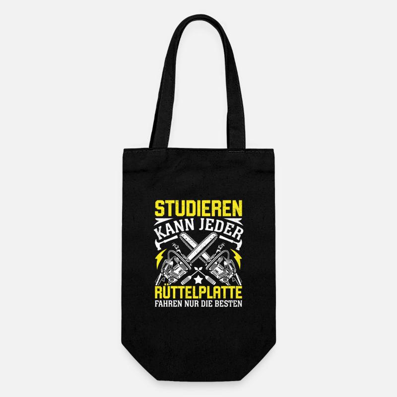 Studieren Kann Jeder  - Geschenkbeutel für Flaschen - Schwarz