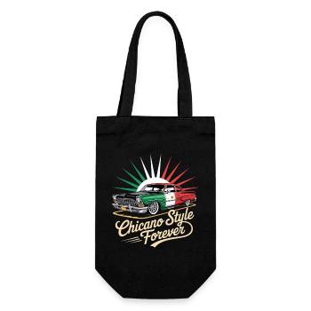 Chicano Forever Mexiko Pride - Geschenkbeutel für Flaschen - Schwarz - Vorne
