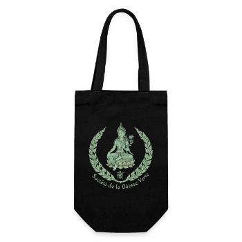 Green Tara - Gift Bag for Bottles - black - Front