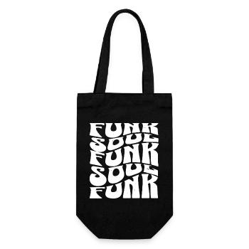 Funk et Soul Musique Typographie Audacieuse - Sac à bouteille - noir - Devant