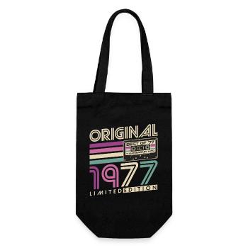 Cadeau d’anniversaire Born Vintage 1977 - Sac à bouteille - noir - Devant