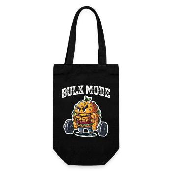 Bulk Fashion Burger Power Hero - Gift Bag for Bottles - black - Front