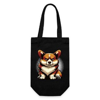 Corgi Corgis Welsh Corgi Corgi Owners Corgis - Gift Bag for Bottles - black - Front