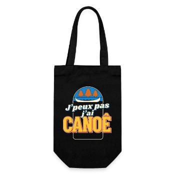J'peux pas j'ai CANOË - Sac à bouteille - noir - Devant