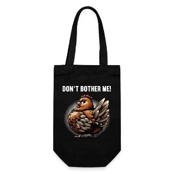 Ne me dérange pas poulets, poulet, amoureux du poulet - Sac à bouteille - noir - Devant