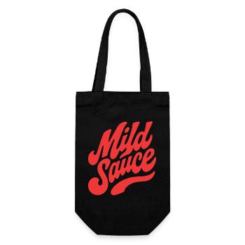 Script rétro de sauce sauvage - Sac à bouteille - noir - Devant