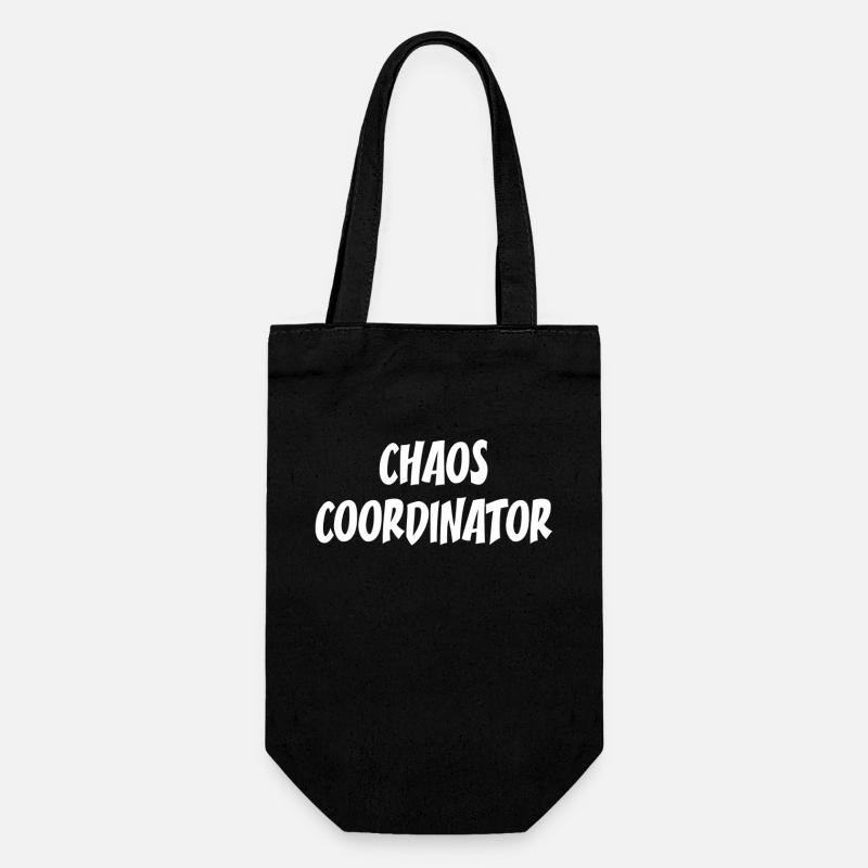 Coordinateur chaos - Sac à bouteille - noir