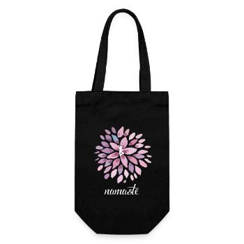 Yoga Lotus Flower Femme Namaste Balance Balance Studio - Sac à bouteille - noir - Devant