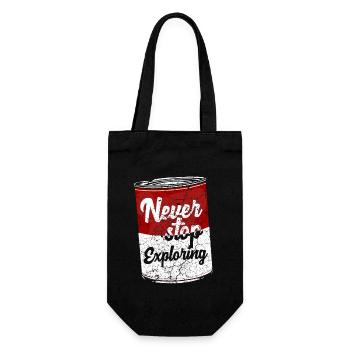 Dose Vintage - Geschenkbeutel für Flaschen - Schwarz - Vorne