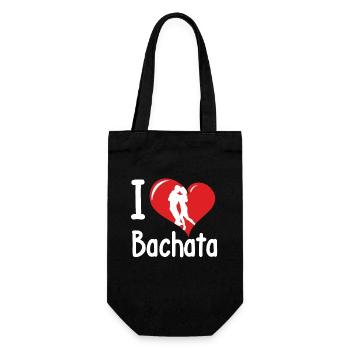 Bachata Dance Dancing Latin Dance Music Couple dance - Gift Bag for Bottles - black - Front