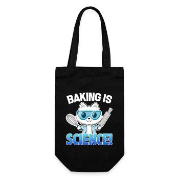 La cuisson est Science Cat - Sac à bouteille - noir - Devant