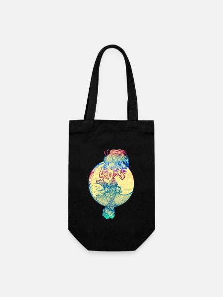 Sirène sirène sirène conte de fées - Sac à bouteille - noir