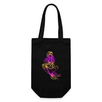 Mermaid mermaid mermaid fairy tale - Gift Bag for Bottles - black - Front