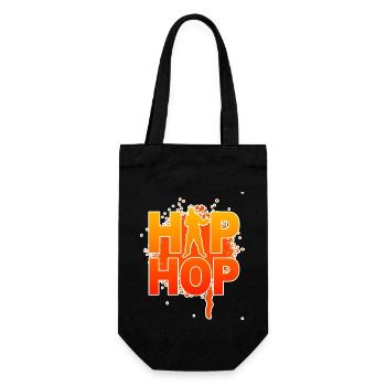 hip hop - Gift Bag for Bottles - black - Front