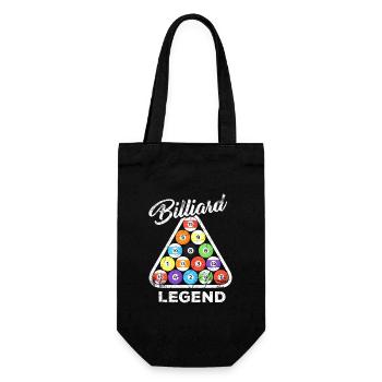 Billard Billiard Biliard Billardkugel Snooker Pool - Geschenkbeutel für Flaschen - Schwarz - Vorne