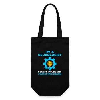 Docteur Docteur Neurologie Cerveau - Sac à bouteille - noir - Devant