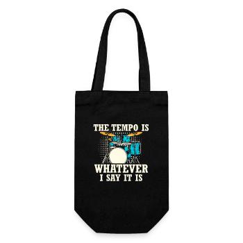 Drummer Drummer Drummer Band - Gift Bag for Bottles - black - Front