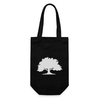 Nature tree - Gift Bag for Bottles - black - Front